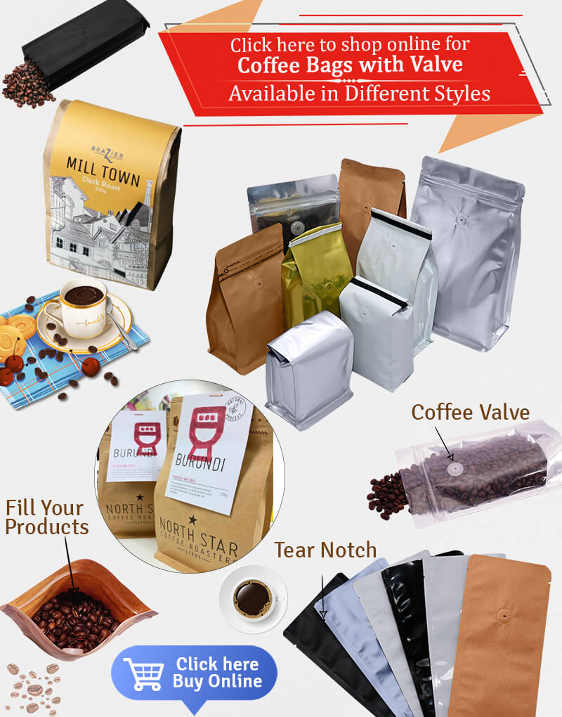 Custom Printed Bags | Stock Pouches | Standup Pouches | Coffeepackaging ...