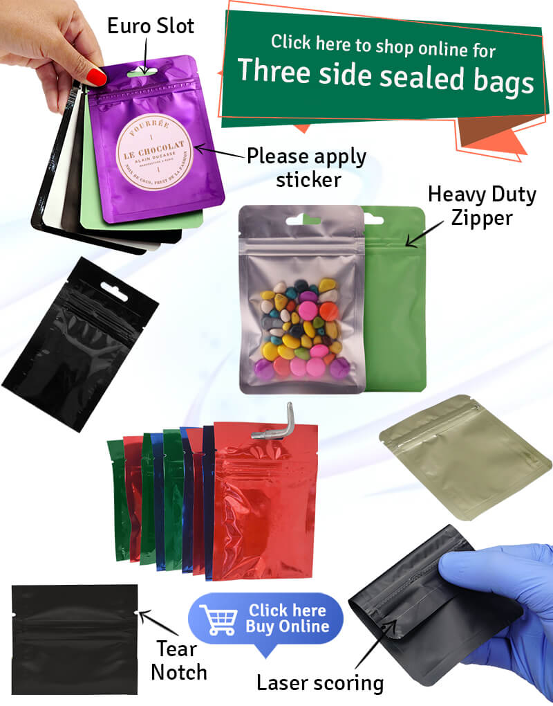 Custom Printed Bags Stock Pouches Standup Pouches Coffeepackaging Bags Smell Proof Bags